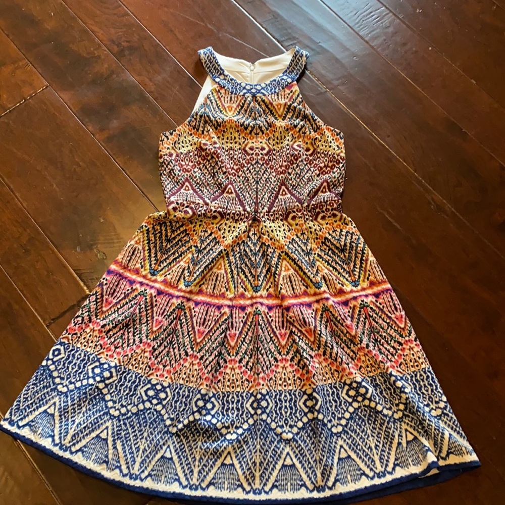 Wisp dress- beautiful neckline shows off shoulders